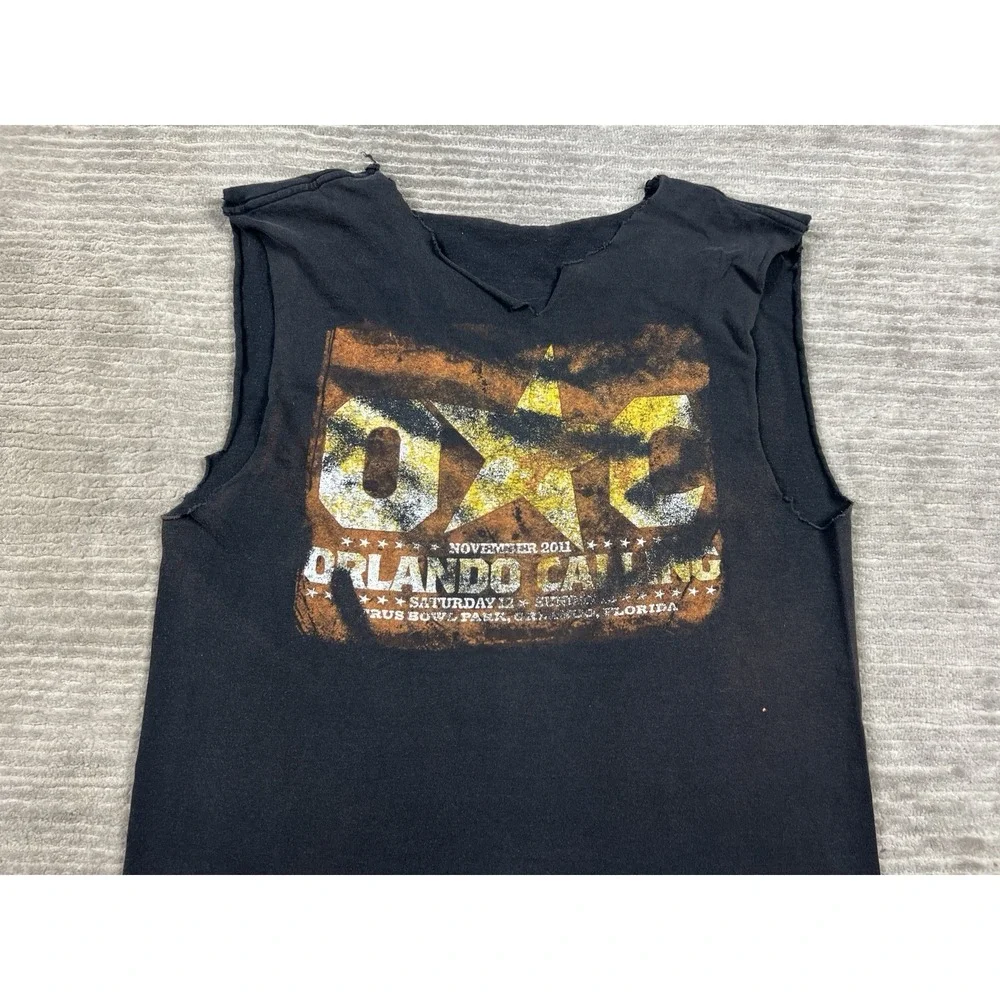 Orlando Calling Shirt Mens Medium Black Concert Killers‎ Kid Rock Destroyed